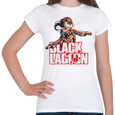 PRINTFASHION Black Lagoon - Női póló - Fehér női póló