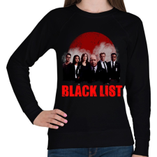 PRINTFASHION black list poster - Női pulóver - Fekete női pulóver, kardigán