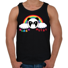 PRINTFASHION Black metal - Férfi atléta - Fekete atléta, trikó