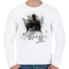 PRINTFASHION Black Myth Wukong - Férfi pulóver - Fehér