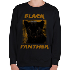 PRINTFASHION BLACK PANTHER - Gyerek pulóver - Fekete gyerek pulóver, kardigán