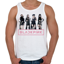 PRINTFASHION Blackpink - Férfi atléta - Fehér atléta, trikó