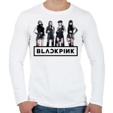 PRINTFASHION Blackpink - Férfi hosszú ujjú póló - Fehér