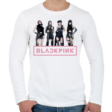 PRINTFASHION Blackpink - Férfi hosszú ujjú póló - Fehér férfi póló