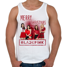 PRINTFASHION Blackpink Karácsony - Férfi atléta - Fehér atléta, trikó