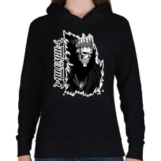 PRINTFASHION Bleach Barragan - Női kapucnis pulóver - Fekete