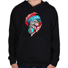 PRINTFASHION Bleach - Gyerek kapucnis pulóver - Fekete