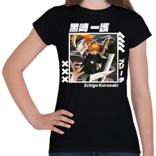 PRINTFASHION bleach ichigo - Női póló - Fekete női póló