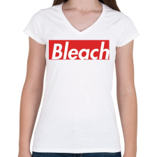PRINTFASHION Bleach - Női V-nyakú póló - Fehér női póló