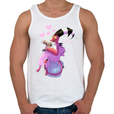 PRINTFASHION Blitz - Férfi atléta - Fehér atléta, trikó