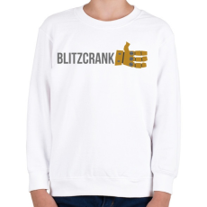 PRINTFASHION Blitzcrank - Gyerek pulóver - Fehér