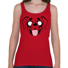 PRINTFASHION Blöki - Női atléta - Cseresznyepiros