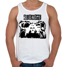 PRINTFASHION blondie bw  - Férfi atléta - Fehér