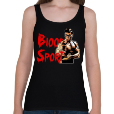 PRINTFASHION Blood Sport - Női atléta - Fekete