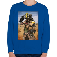 PRINTFASHION Bloodhound - Apex Legends - Gyerek pulóver - Királykék gyerek pulóver, kardigán