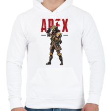 PRINTFASHION Bloodhunt - Férfi kapucnis pulóver - Fehér férfi pulóver, kardigán