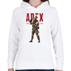 PRINTFASHION Bloodhunt - Női kapucnis pulóver - Fehér