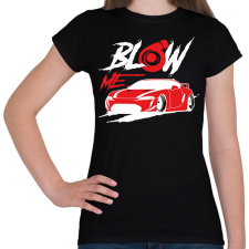 PRINTFASHION Blow me - Női póló - Fekete női póló