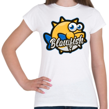 PRINTFASHION Blowfish - Női póló - Fehér női póló