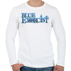 PRINTFASHION Blue Exorcist - Férfi hosszú ujjú póló - Fehér