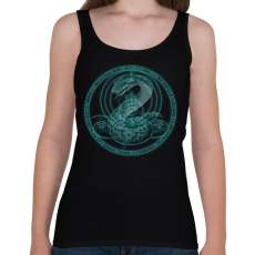 PRINTFASHION blue viper - Női atléta - Fekete