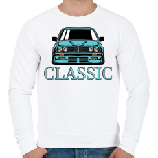 PRINTFASHION bmw classic - Férfi pulóver - Fehér