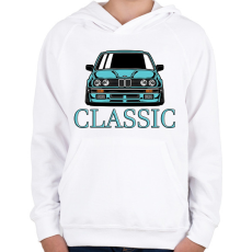 PRINTFASHION bmw classic - Gyerek kapucnis pulóver - Fehér