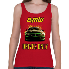 PRINTFASHION BMW-DRIVES ONLY - Női atléta - Cseresznyepiros