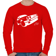 PRINTFASHION BMW E30  - Férfi pulóver - Piros férfi pulóver, kardigán