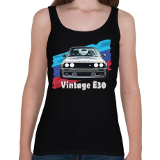 PRINTFASHION BMW E30 - Női atléta - Fekete