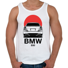 PRINTFASHION BMW E60 - Férfi atléta - Fehér atléta, trikó