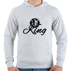 PRINTFASHION BMW KING - Férfi kapucnis pulóver - Sport szürke