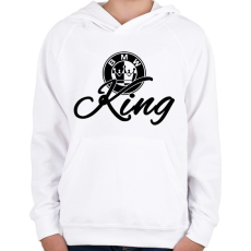 PRINTFASHION BMW KING - Gyerek kapucnis pulóver - Fehér