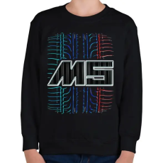 PRINTFASHION BMW M5 - Gyerek pulóver - Fekete