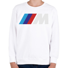 PRINTFASHION BMW M - Gyerek pulóver - Fehér gyerek pulóver, kardigán