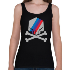 PRINTFASHION BMW M koponya - Női atléta - Fekete női trikó