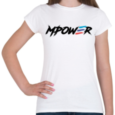 PRINTFASHION BMW MPOWER - Női póló - Fehér
