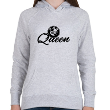 PRINTFASHION BMW QUEEN - Női kapucnis pulóver - Sport szürke női pulóver, kardigán