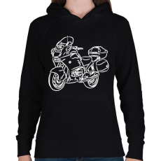 PRINTFASHION BMW R850RT _f - Női kapucnis pulóver - Fekete