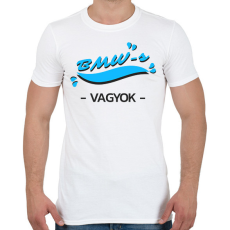 PRINTFASHION BMW-s vagyok autós póló - Férfi póló - Fehér