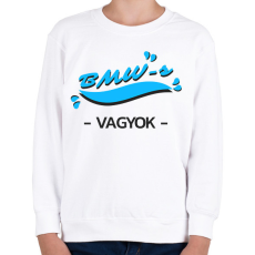 PRINTFASHION BMW-s vagyok autós póló - Gyerek pulóver - Fehér