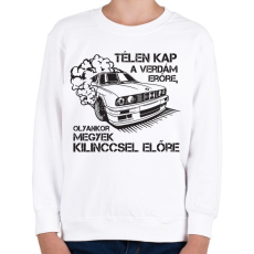 PRINTFASHION BMW verdám ereje - Gyerek pulóver - Fehér