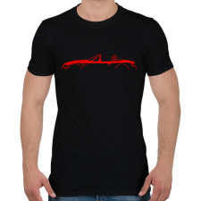 PRINTFASHION BMW Z3 Piros - Férfi póló - Fekete férfi póló