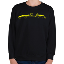 PRINTFASHION BMW Z3 Sárga - Gyerek pulóver - Fekete gyerek pulóver, kardigán
