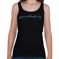 PRINTFASHION BMW Z4 Kék - Női atléta - Fekete