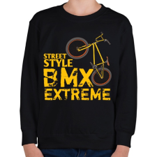 PRINTFASHION Bmx - Gyerek pulóver - Fekete gyerek pulóver, kardigán