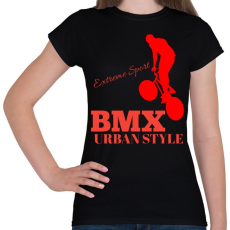 PRINTFASHION Bmx - Női póló - Fekete