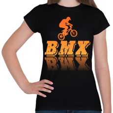 PRINTFASHION Bmx - Női póló - Fekete