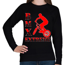 PRINTFASHION Bmx - Női pulóver - Fekete női pulóver, kardigán