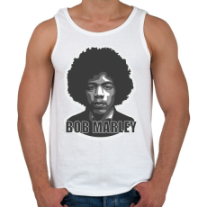 PRINTFASHION Bob Hendrix - Férfi atléta - Fehér